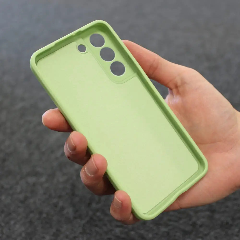 Samsung Galaxy S22 5G Silikonikuori - Vihreä