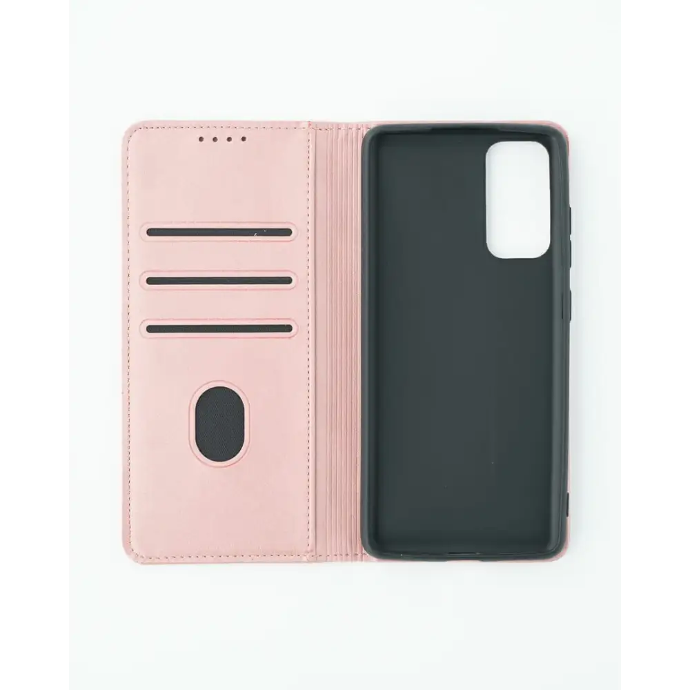 Samsung Galaxy S22 Plus 5G Unitec Lompakko Suojakotelo Ruusukulta