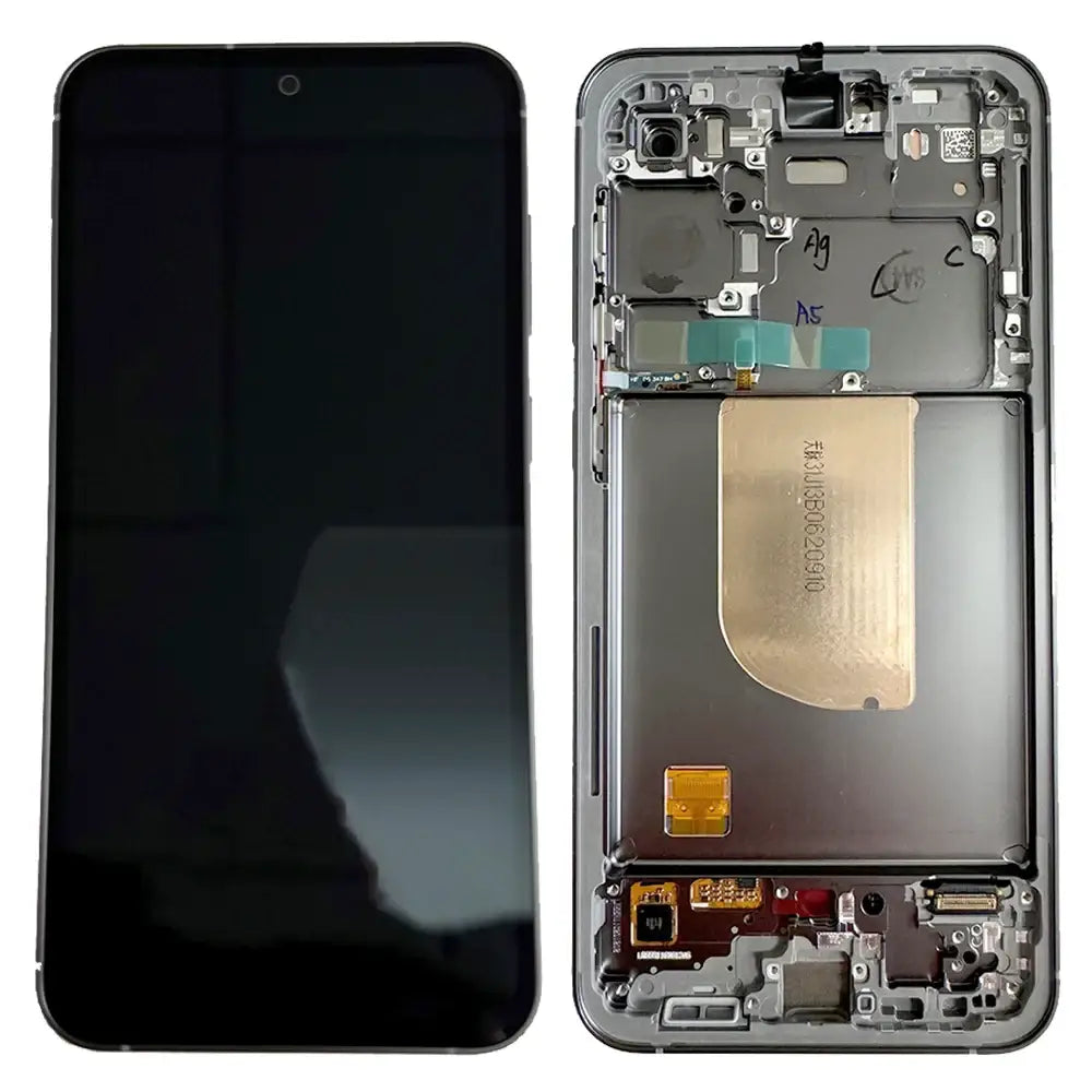 Samsung Galaxy S23 FE Näyttö Musta Graphite (Alkuperäinen)