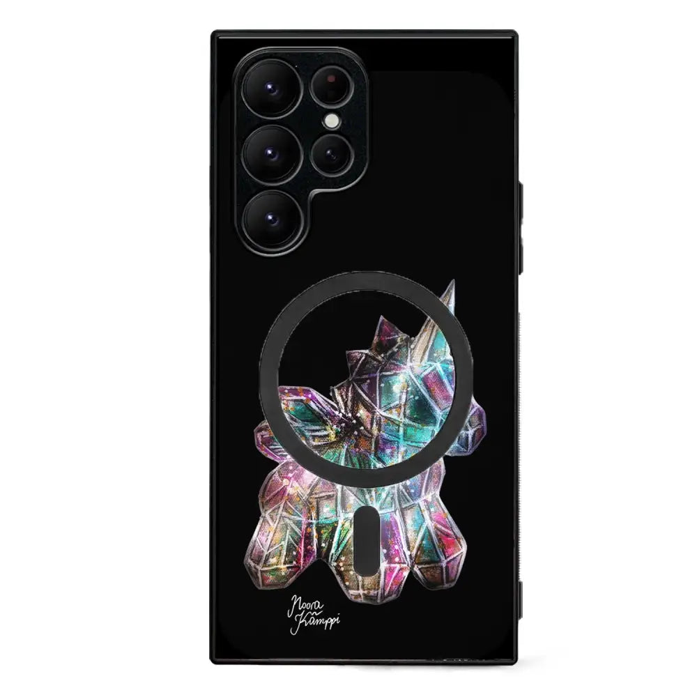 Samsung Galaxy S23 Ultra unicorn suojakuoret - Musta - Noora Kämppi