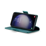 Samsung Galaxy S24 Lompakko suojakotelo RFID - Vihreä - CaseMe