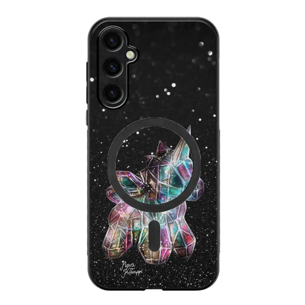 Samsung Galaxy S24 FE unicorn suojakuoret - Valkoinen - Noora Kämppi