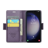 Samsung Galaxy S24 Plus Lompakko suojakotelo RFID - Violetti - CaseMe