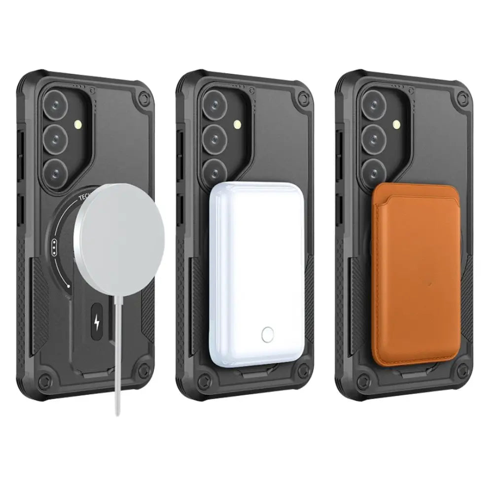 Samsung Galaxy S25 Armor MagSafe kuoret - Musta