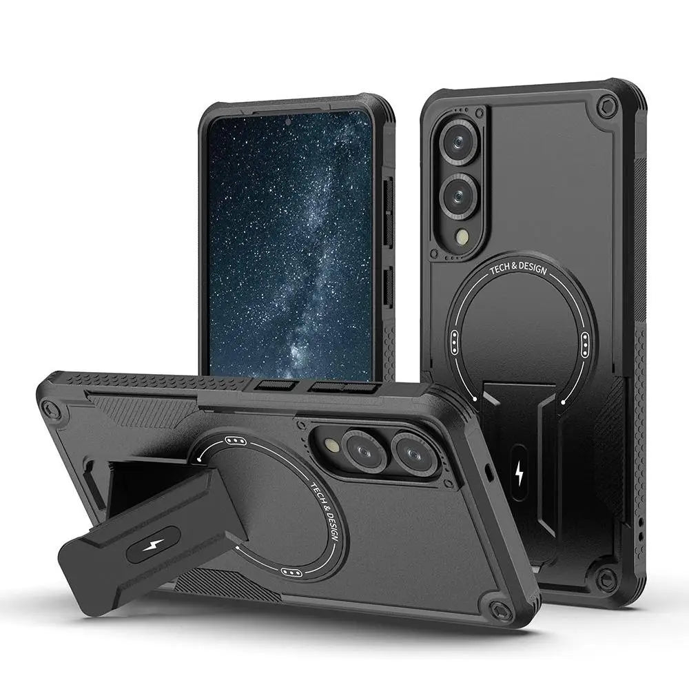 Samsung Galaxy S25 Edge Armor MagSafe kuoret - Musta