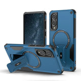 Samsung Galaxy S25 Edge Armor MagSafe kuoret - Sininen