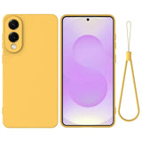 Samsung Galaxy S25 Edge Silikonisuoja - Keltainen