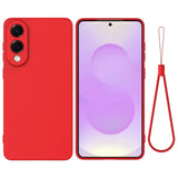 Samsung Galaxy S25 Edge Silikonisuoja - Punainen