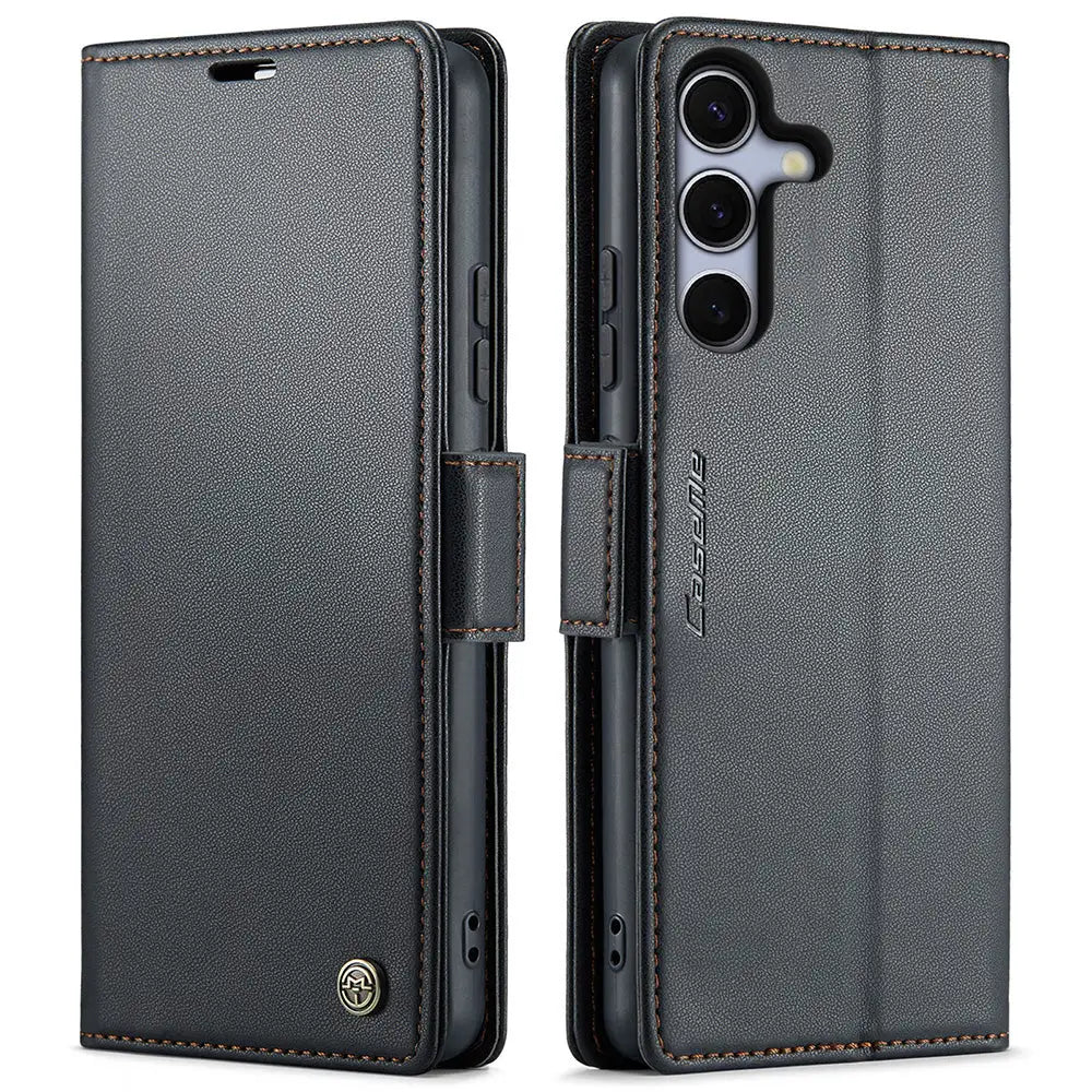 Samsung Galaxy S25 Lompakko suojakotelo RFID - Musta - CaseMe