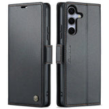 Samsung Galaxy S25 Lompakko suojakotelo RFID - Musta - CaseMe