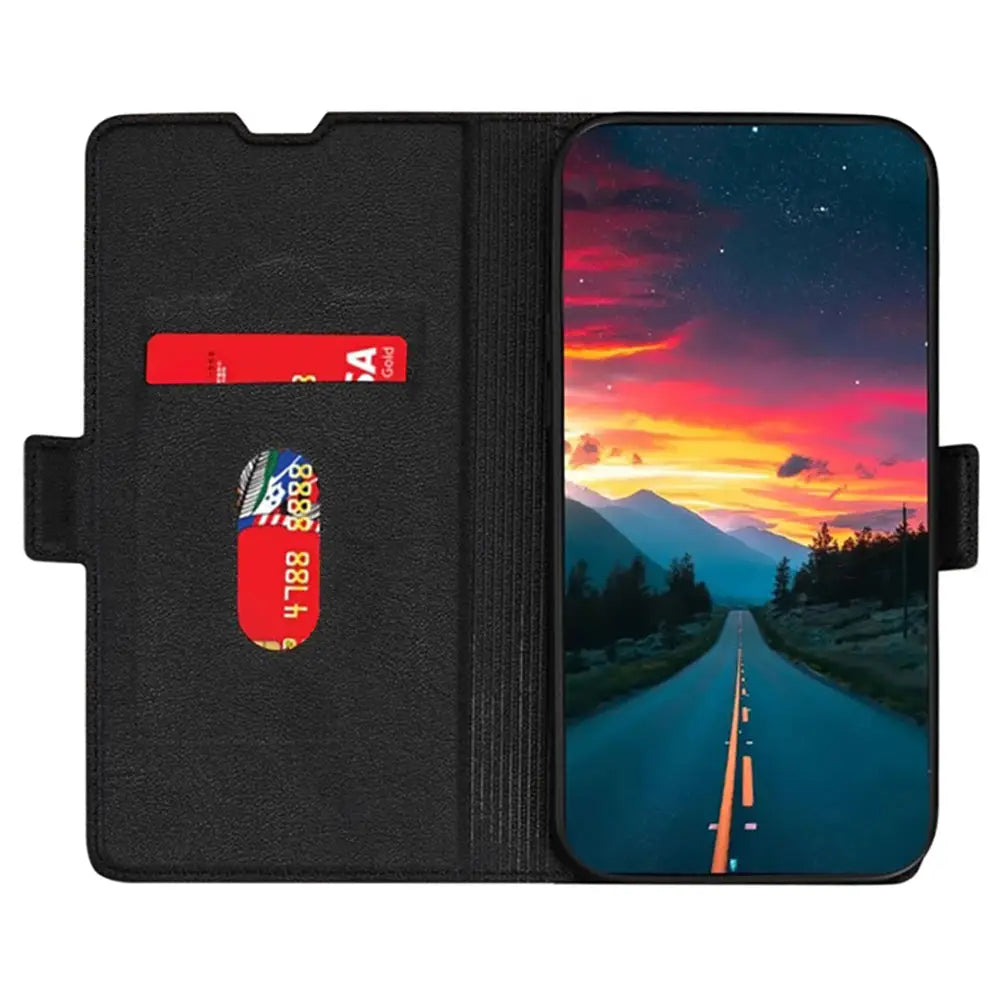 Samsung Galaxy S25 Plus Lompakko Suojakotelo - Musta