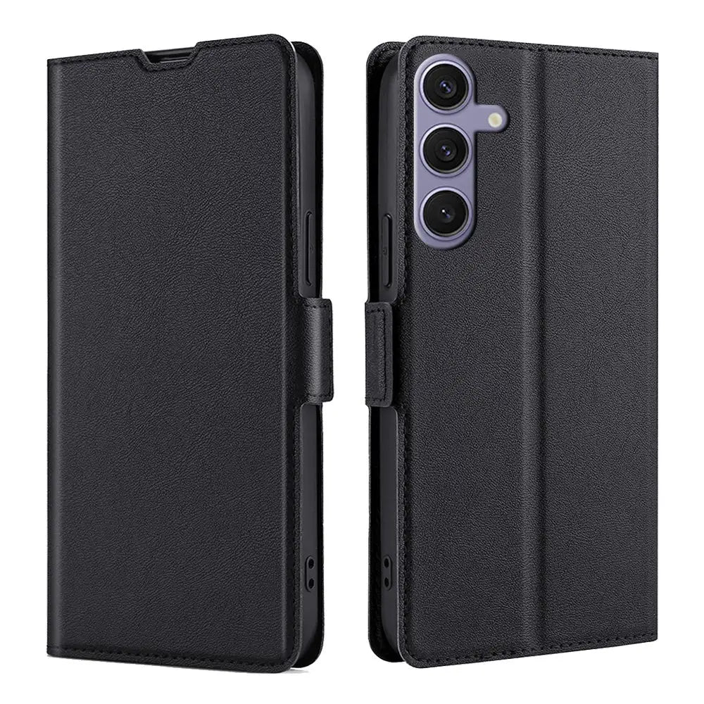 Samsung Galaxy S25 Plus Lompakko Suojakotelo - Musta