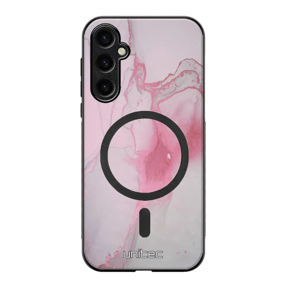 Samsung Galaxy S25 Plus marmori suojakuoret - Pink Pok Rie