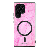 Samsung Galaxy S25 Ultra marmori suojakuoret - Light Pink Marble