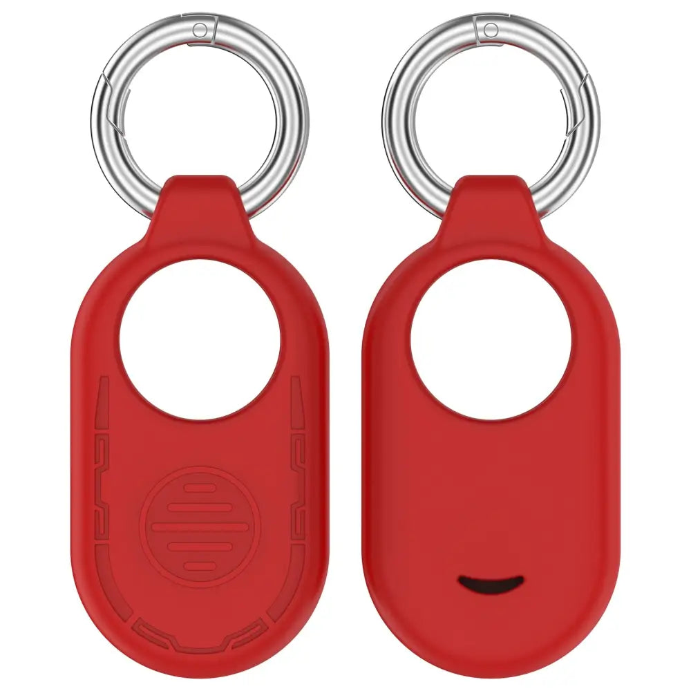 Samsung Galaxy SmartTag 2 Silikonikotelo avaimenperällä - Punainen