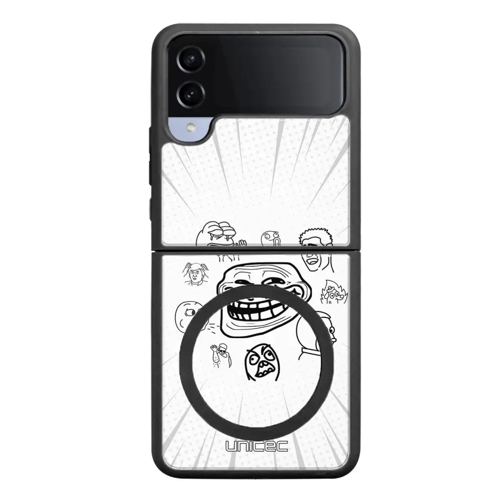 Samsung Galaxy Z Flip 4 meemi suojakuoret - Meemi