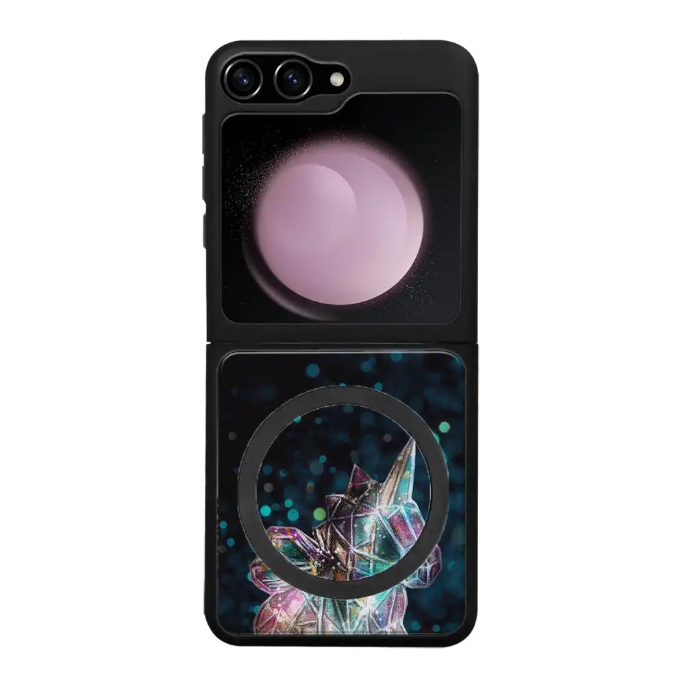 Samsung Galaxy Z Flip 5 unicorn suojakuoret - Sininen - Noora Kämppi