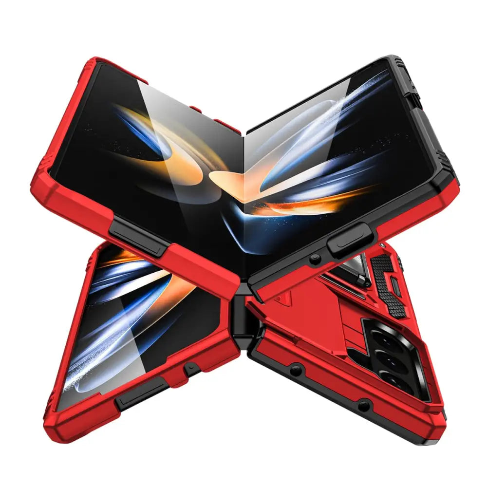 Samsung Galaxy Z Fold 5 Armor suojakuori - Punainen