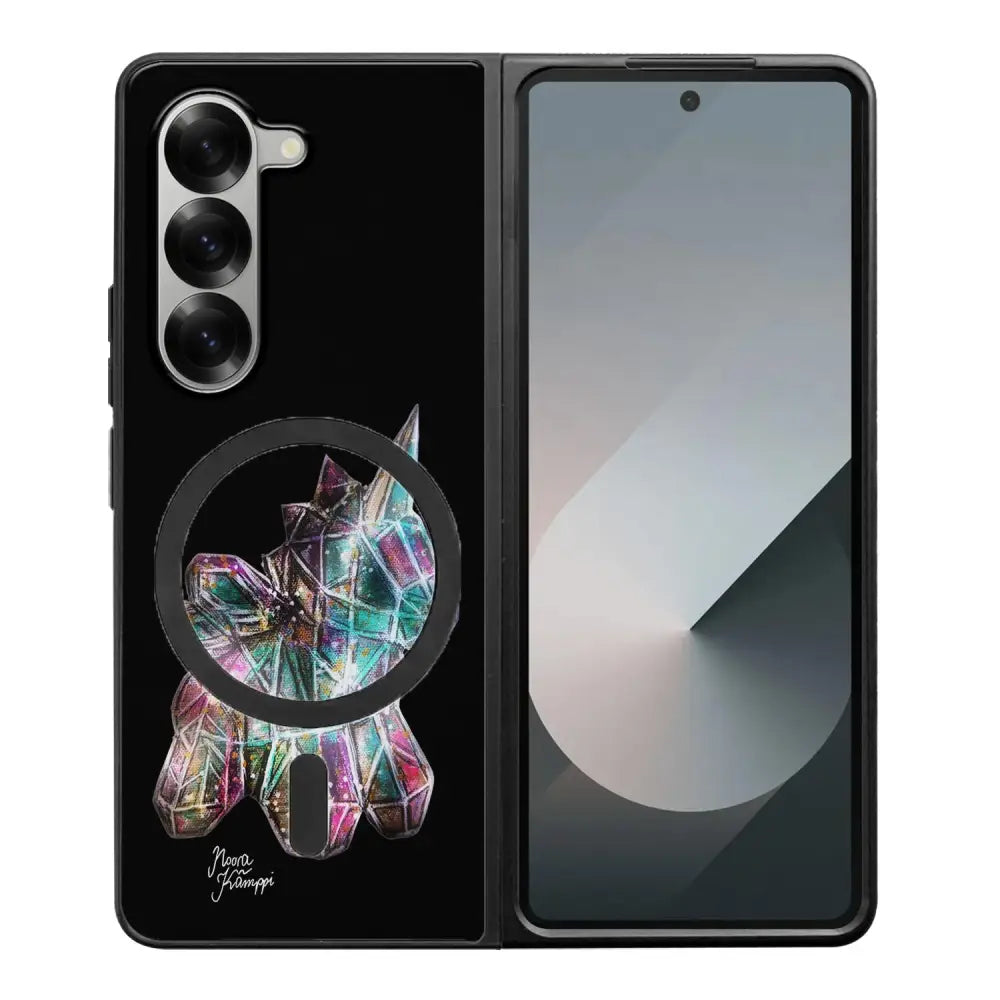 Samsung Galaxy Z Fold 6 unicorn suojakuoret - Musta - Noora Kämppi