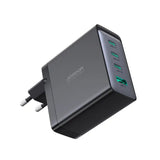Tietokoneen / Puhelimen laturi 100W 3x USB-C + USB-A + Laturin johto 100W Musta Joyroom