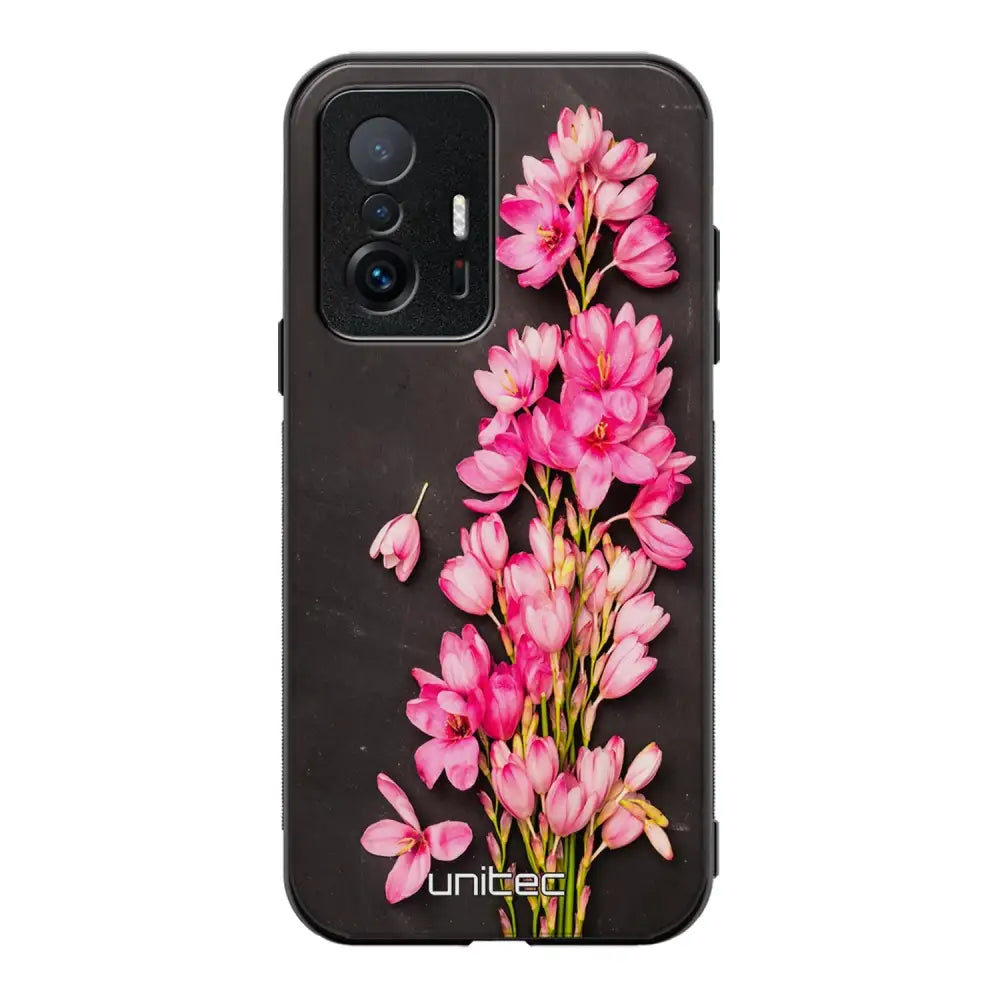 Xiaomi 11T kukka suojakuoret - Pink Flowers - Ei