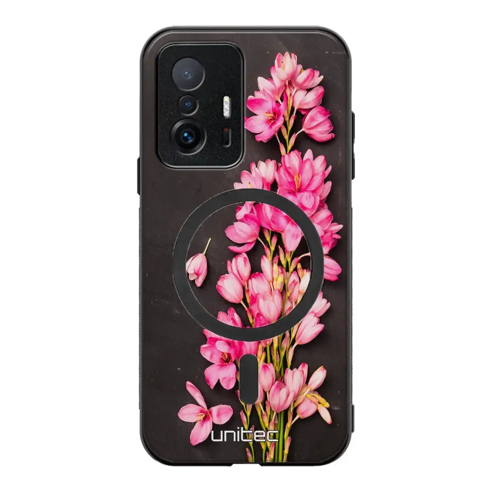 Xiaomi 11T kukka suojakuoret - Pink Flowers