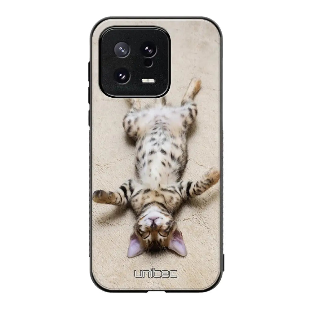 Xiaomi 13 kissa suojakuoret - Relaxing Cat - Ei