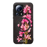 Xiaomi 13 Lite kukka suojakuoret - Pink Flowers