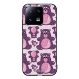 Xiaomi 13 Pro suojakuoret - Purple Teddy Bear - Ei