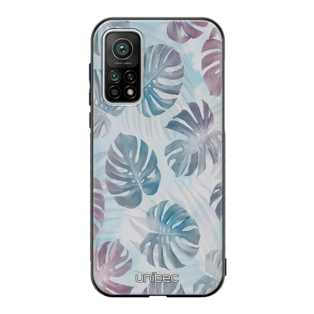 Xiaomi Mi 10T kukka suojakuoret - Monstera Texture - Ei