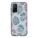 Xiaomi Mi 10T kukka suojakuoret - Monstera Texture - Ei