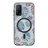 Xiaomi Mi 10T kukka suojakuoret - Monstera Texture