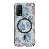 Xiaomi Mi 10T Pro kukka suojakuoret - Monstera Texture