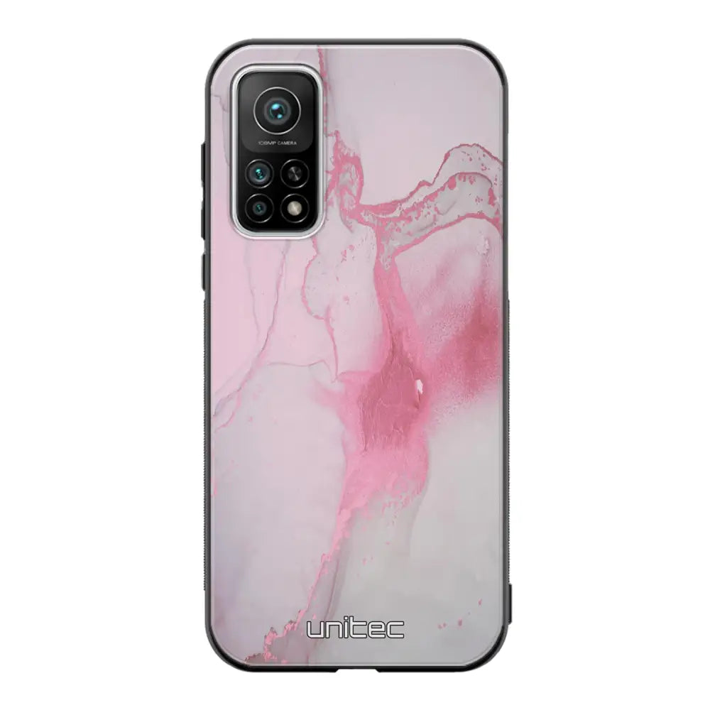 Xiaomi Mi 10T Pro marmori suojakuoret - Pink Pok Rie - Ei