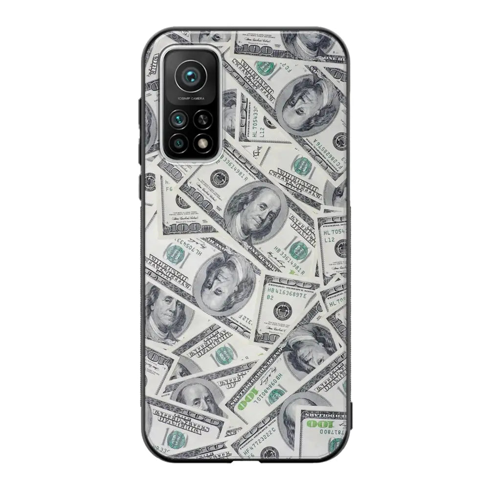 Xiaomi Mi 10T Pro seteli suojakuoret - Dollarit - Ei