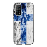 Xiaomi Mi 10T Pro suojakuoret - Painted Finnish Flag - Ei