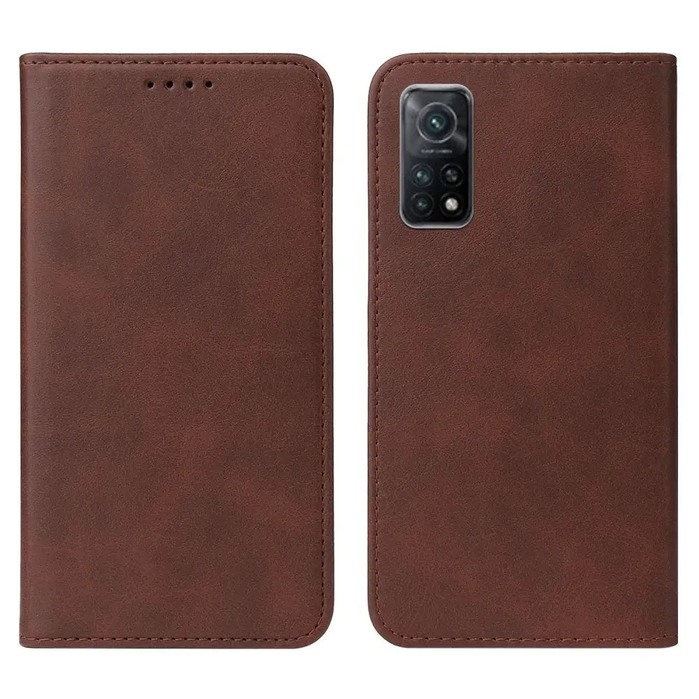 Xiaomi Mi 10T / 10T Pro Unitec Lompakko Suojakotelo Ruskea