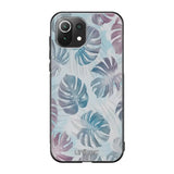 Xiaomi Mi 11 Lite kukka suojakuoret - Monstera Texture - Ei