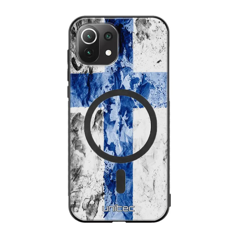 Xiaomi Mi 11 Lite suojakuoret - Painted Finnish Flag