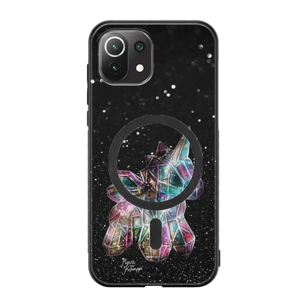 Xiaomi Mi 11 Lite unicorn suojakuoret - Valkoinen - Noora Kämppi