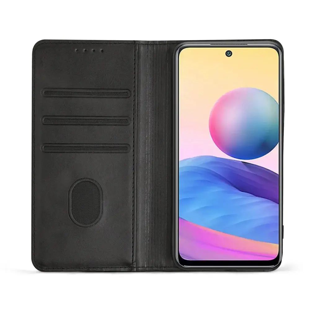 Xiaomi Mi 11 Lite Unitec Lompakko Suojakotelo Musta