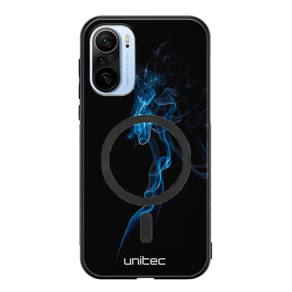 Xiaomi Mi 11i suojakuoret - Blue Smoke On Black