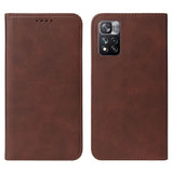 Xiaomi Mi 11i Unitec Lompakko Suojakotelo Ruskea