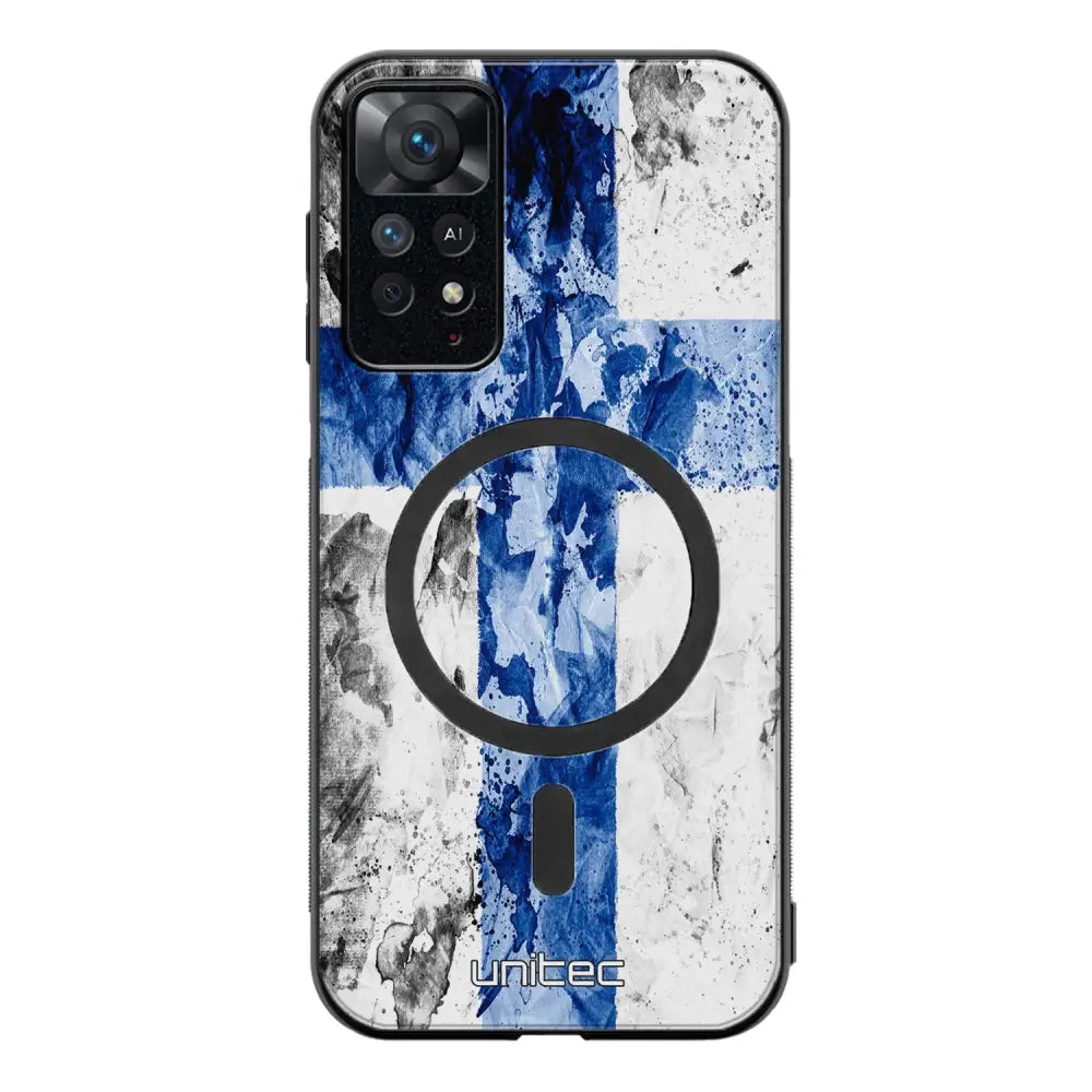 Xiaomi Redmi Note 11 Pro suojakuoret - Painted Finnish Flag