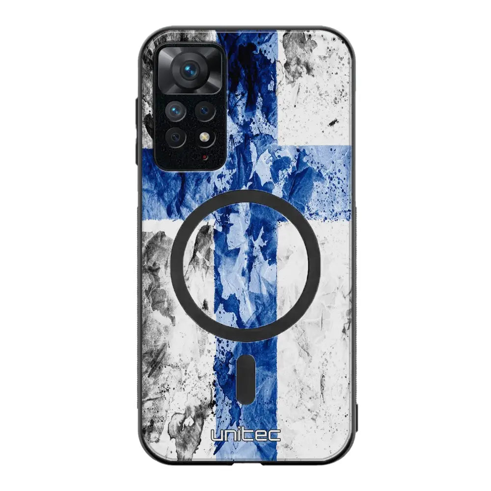 Xiaomi Redmi Note 11 suojakuoret - Painted Finnish Flag