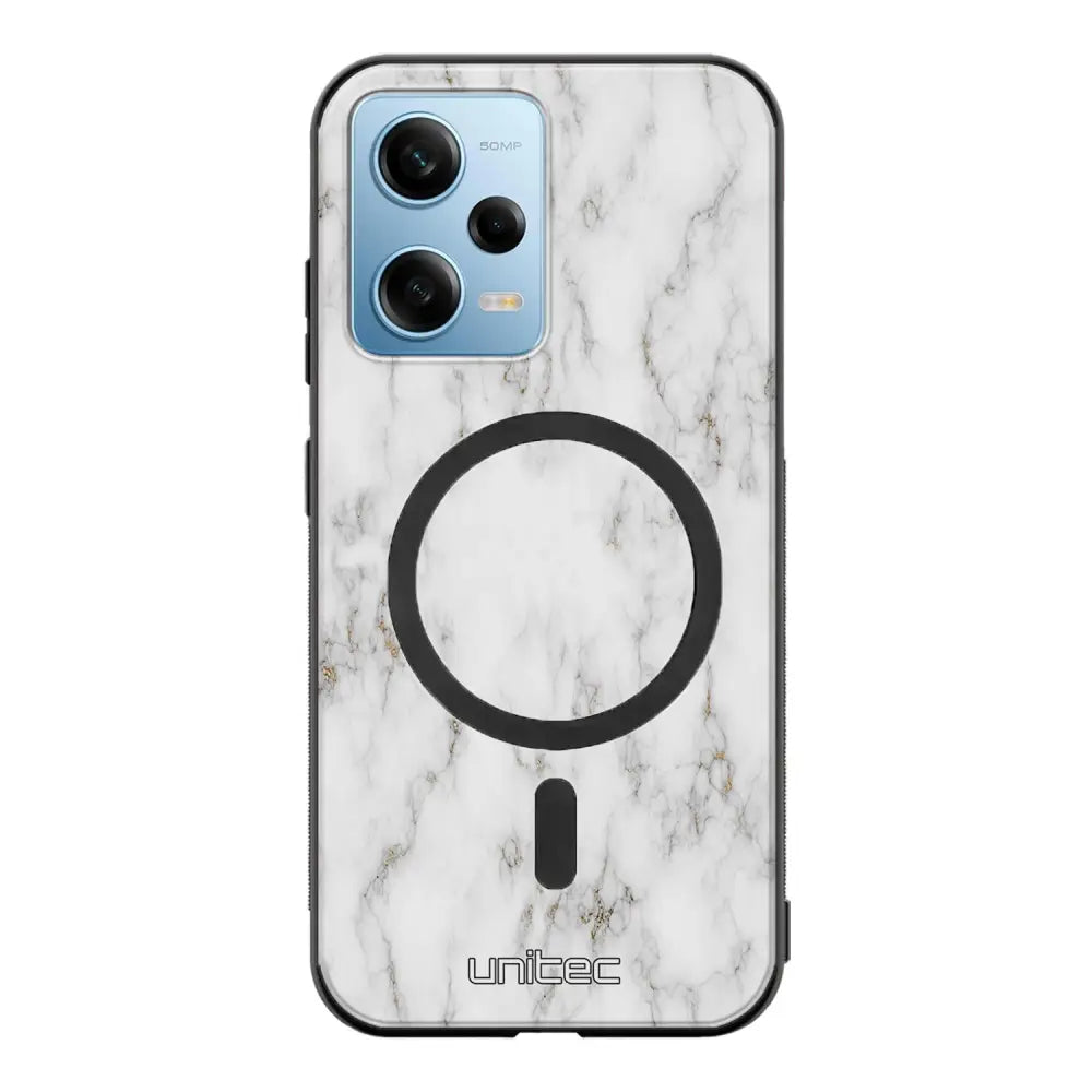 Xiaomi Redmi Note 12 5G marmori suojakuoret - White Marble