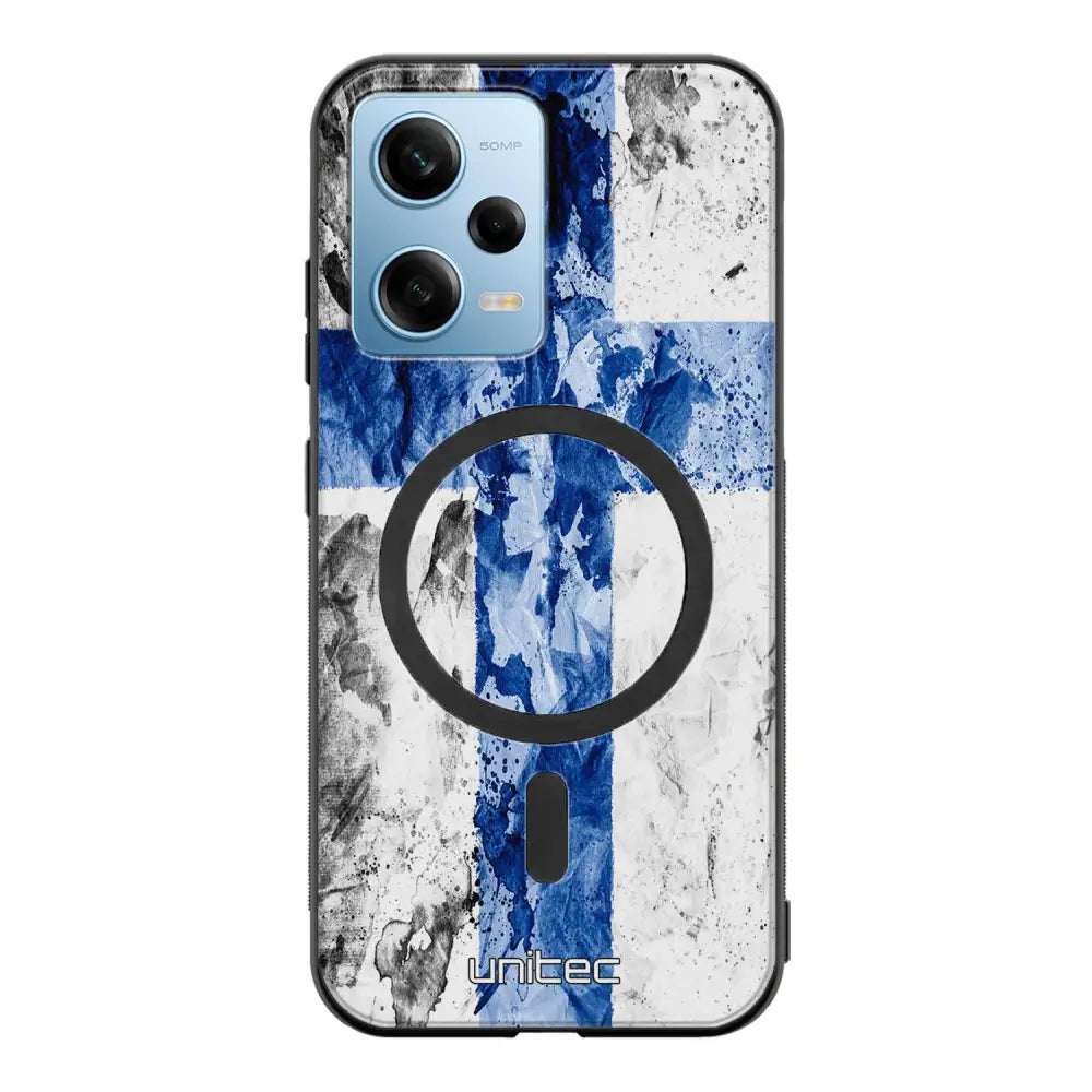 Xiaomi Redmi Note 12 Pro suojakuoret - Painted Finnish Flag
