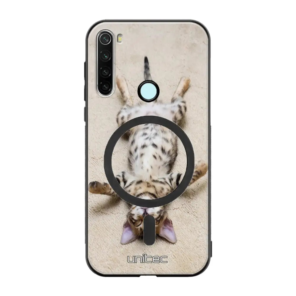 Xiaomi Redmi Note 8T kissa suojakuoret - Relaxing Cat