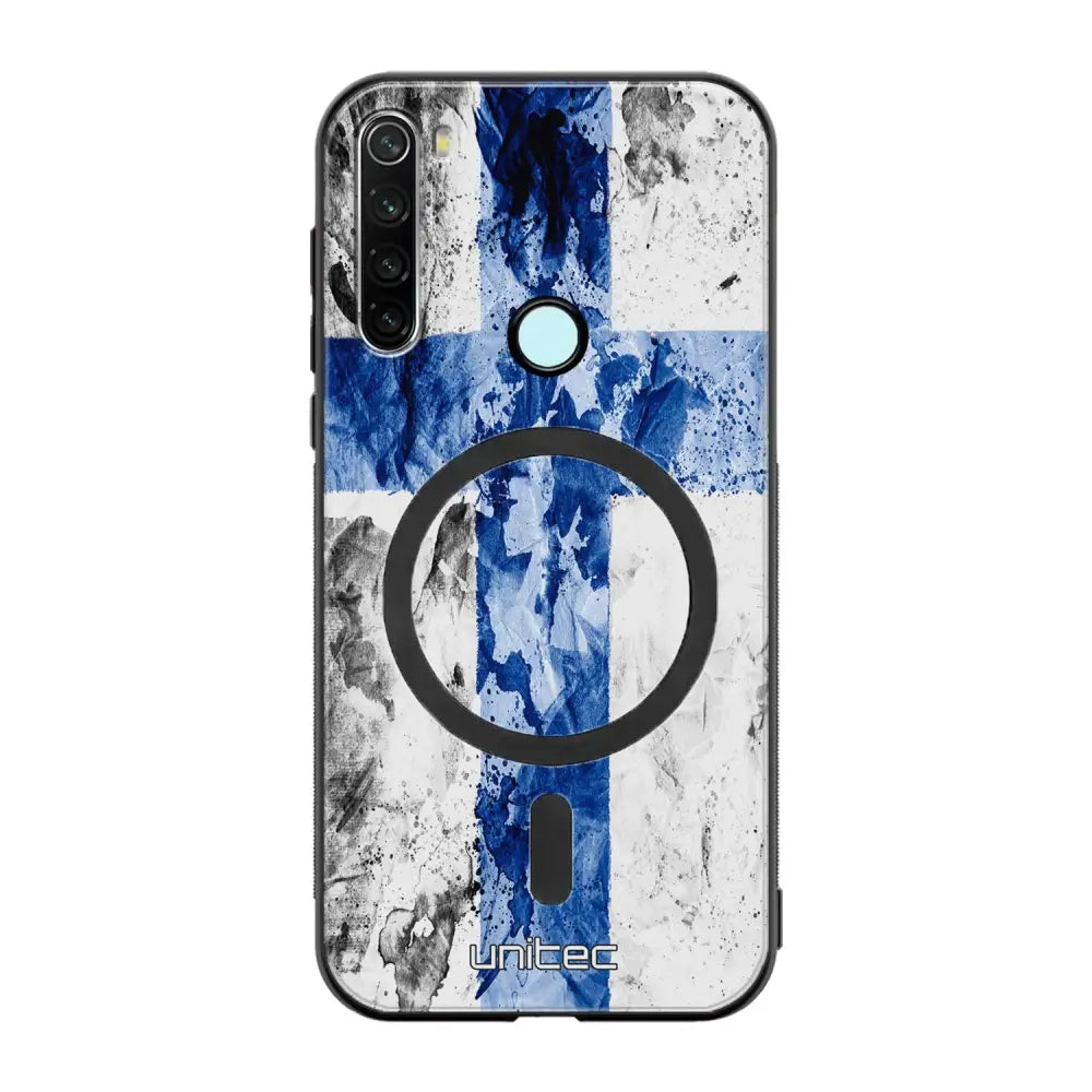 Xiaomi Redmi Note 8T suojakuoret - Painted Finnish Flag