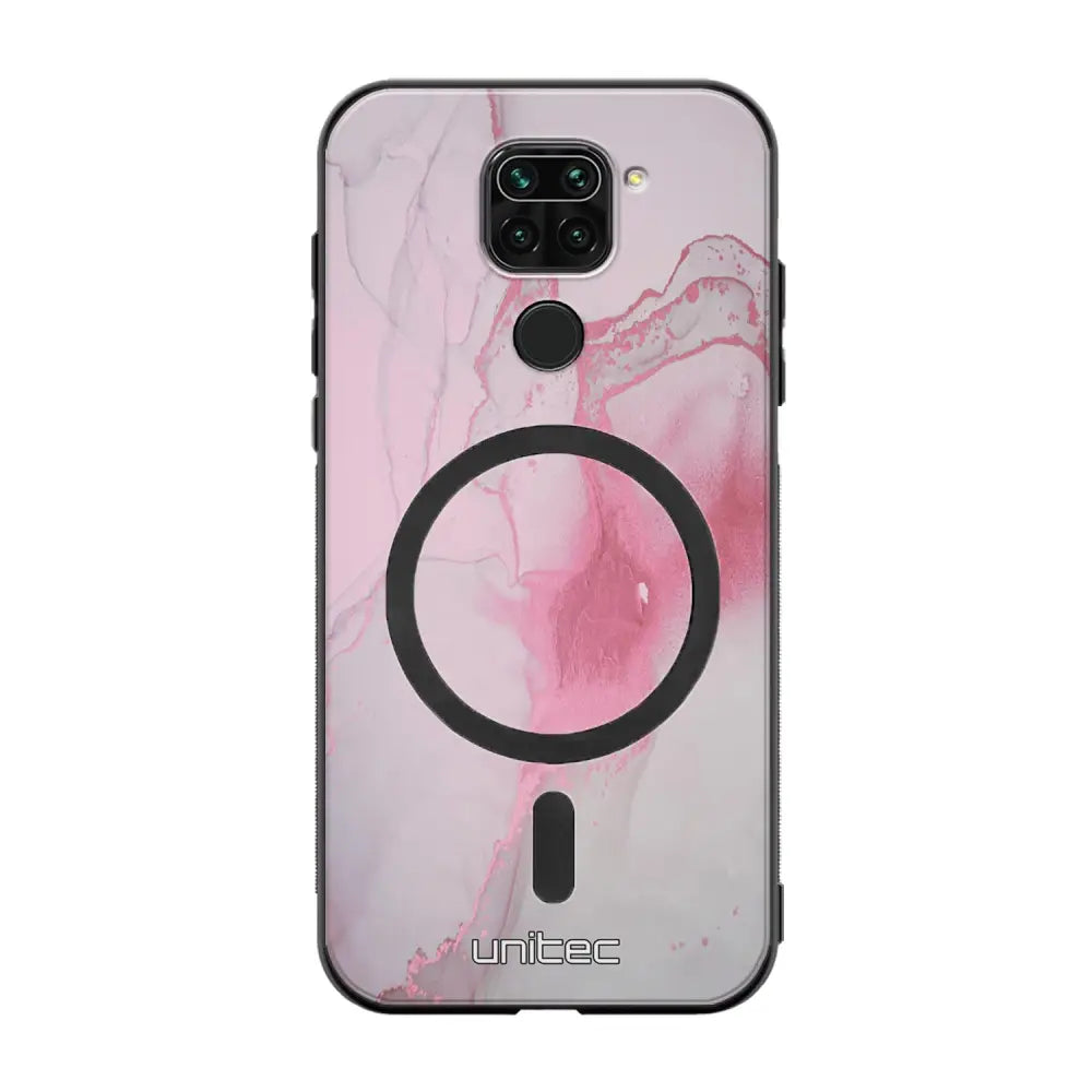 Xiaomi Redmi Note 9 marmori suojakuoret - Pink Pok Rie